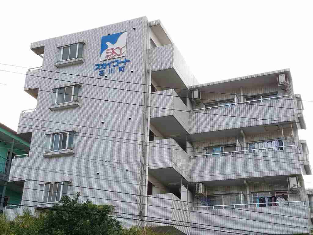 スカイコート石川町の外観