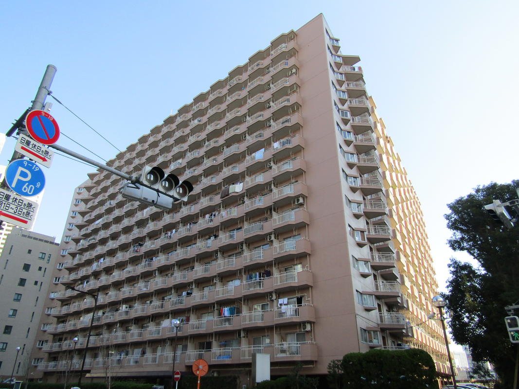 築地永谷コーポラスの外観