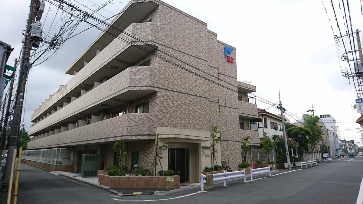 スカイコート多摩川壱番館の外観