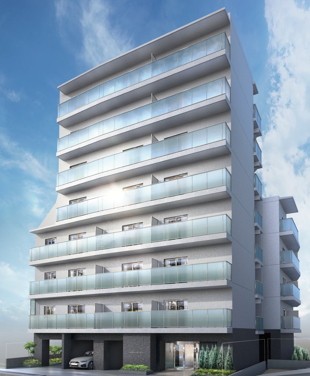 AZEST浮間舟渡Ⅱの建物外観