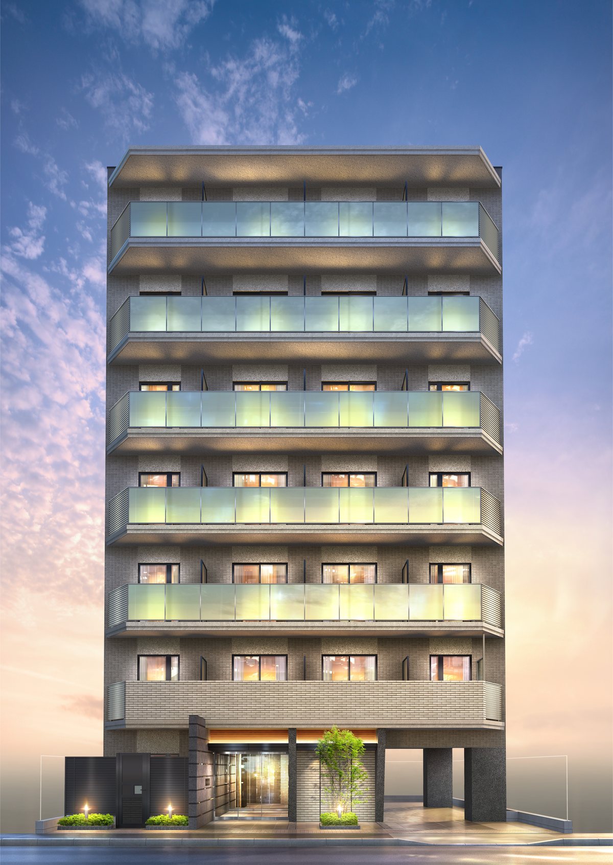 クレイシアIDZ王子フォレストヒルズの建物外観