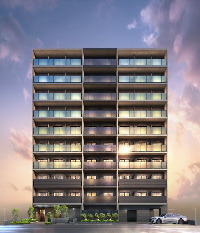 クレイシアIDZ横浜NORTHベイフロントヒルズの建物外観