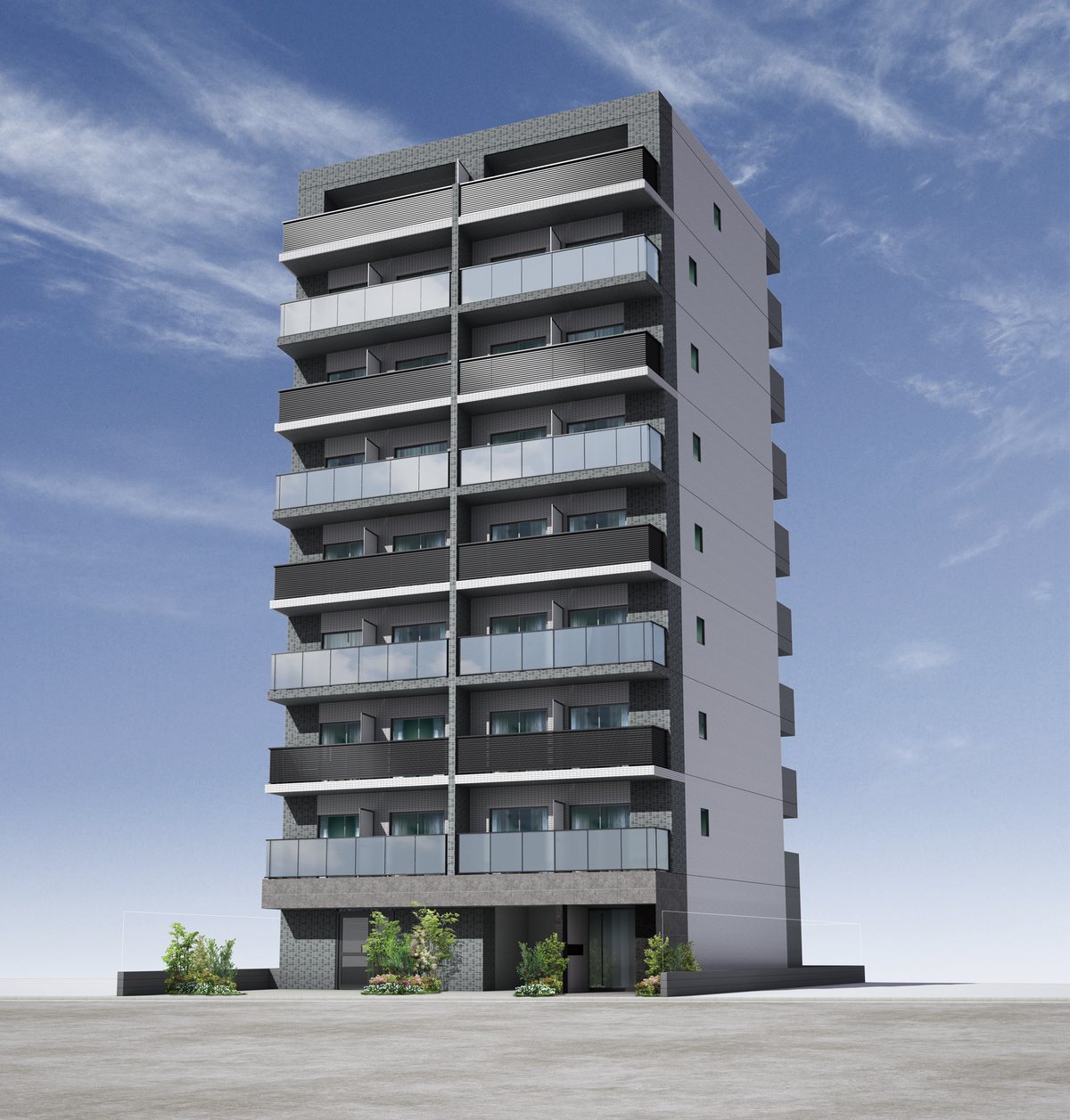 ルフレ グランデ川崎ドゥーエの建物外観