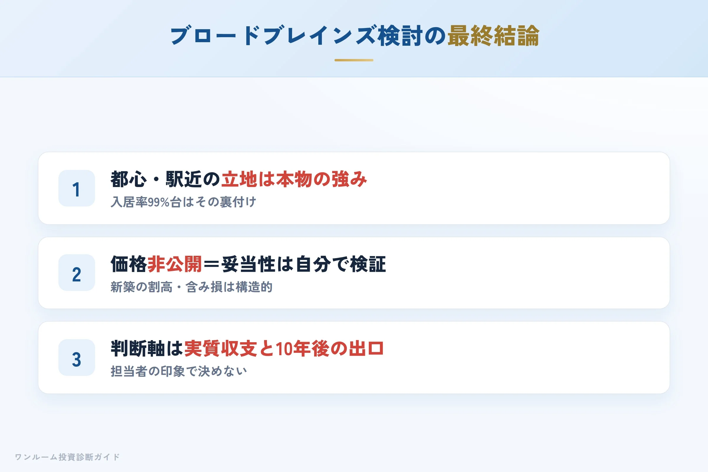 ブロードブレインズを検討する人への最終結論3カ条