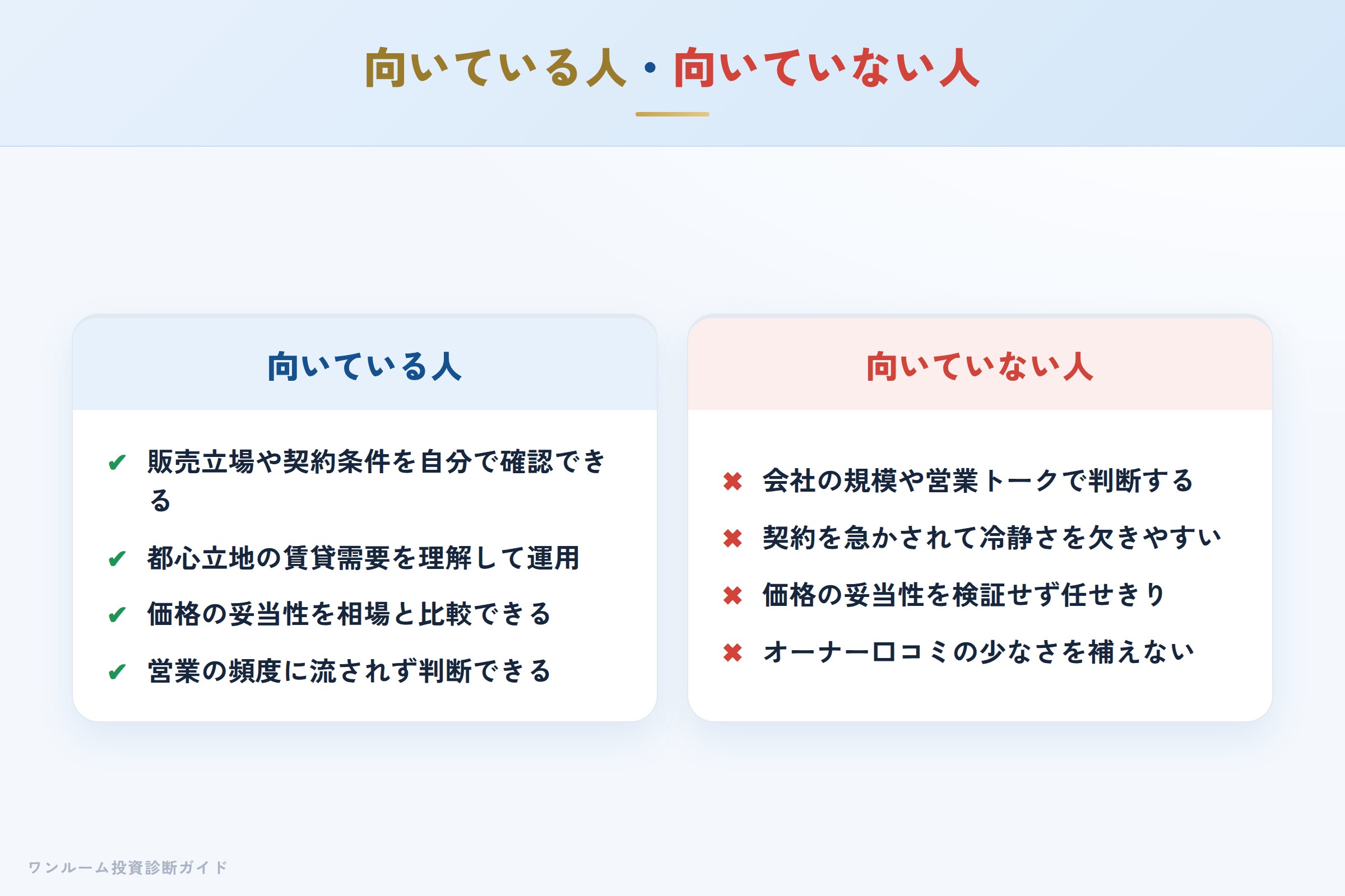 exdream-hyoban 図解10 向いている人・向いていない人