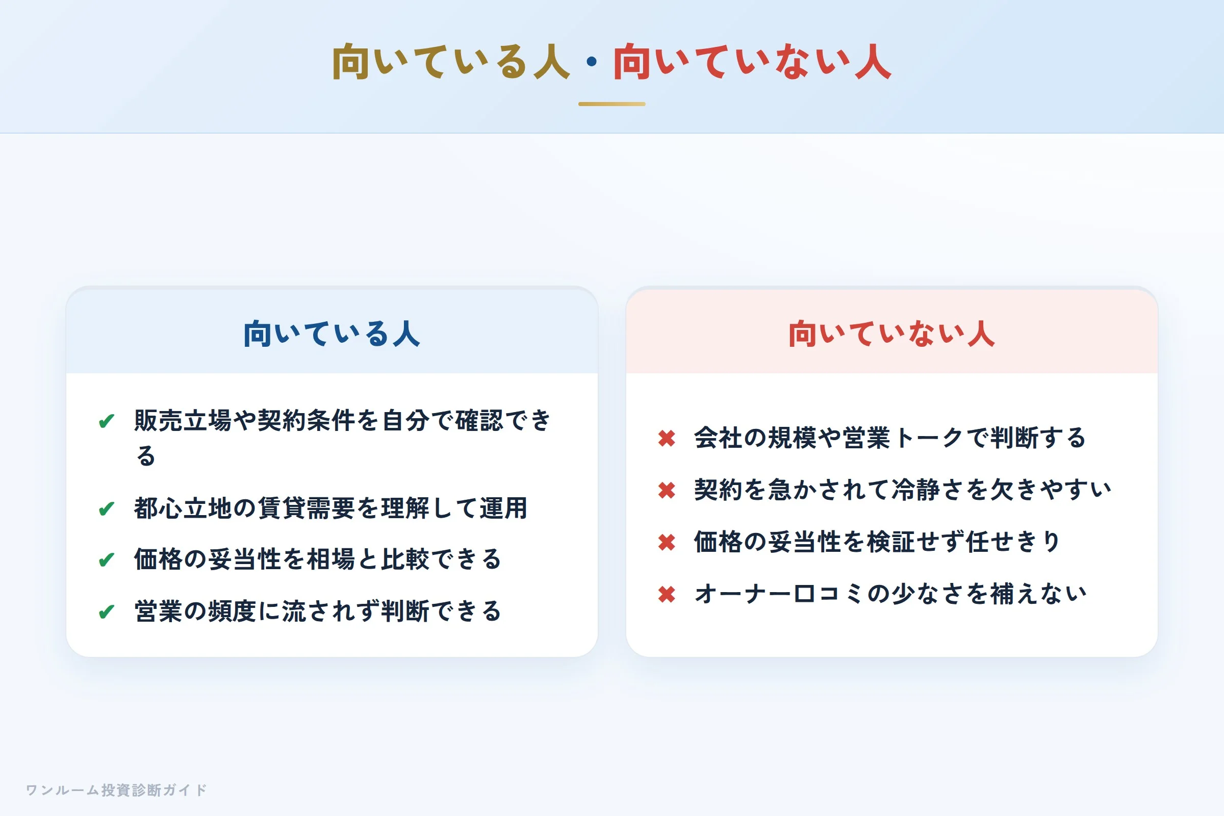 exdream-hyoban 図解10 向いている人・向いていない人