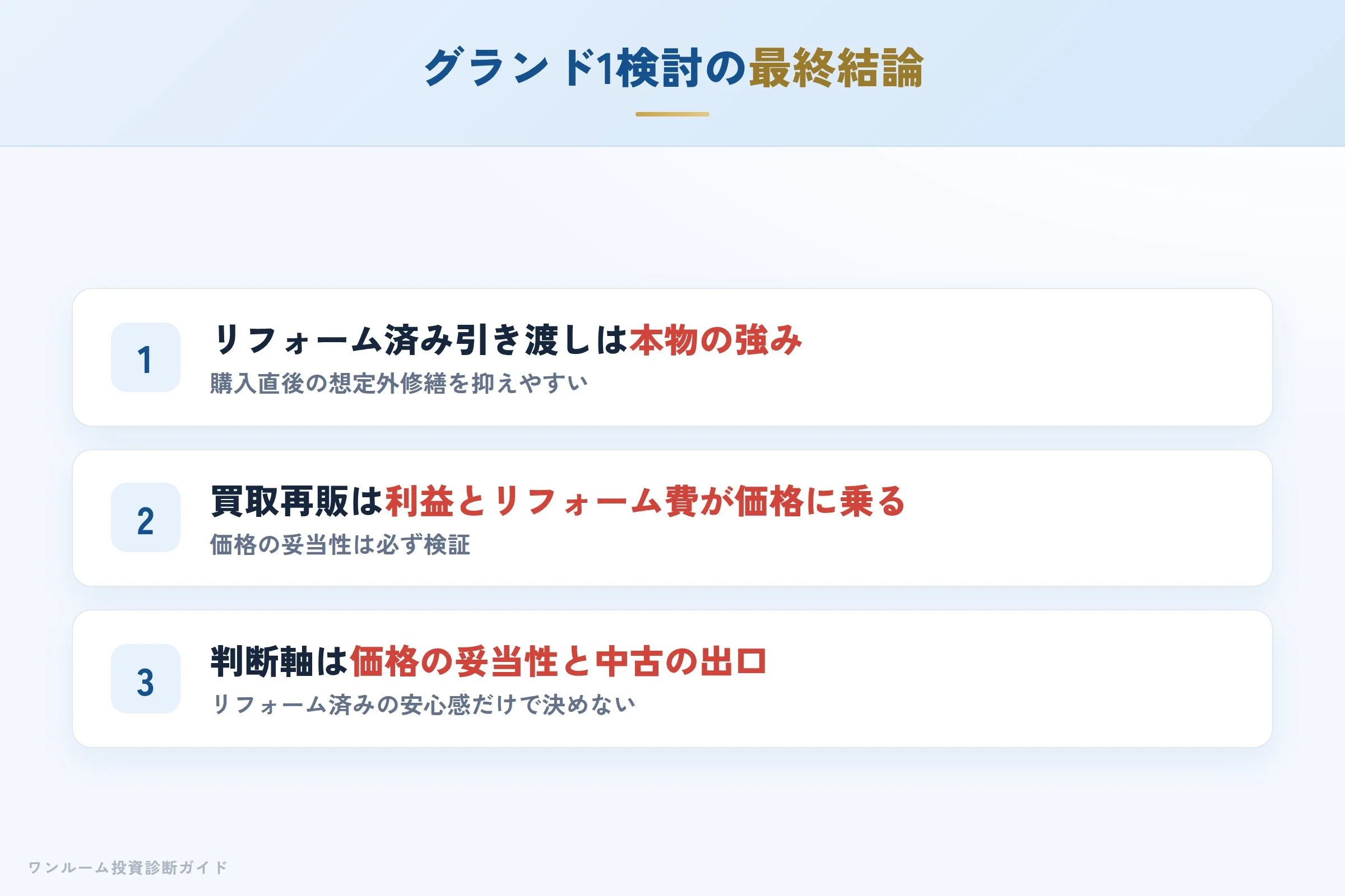 購入前セルフ診断チェックリストの図解