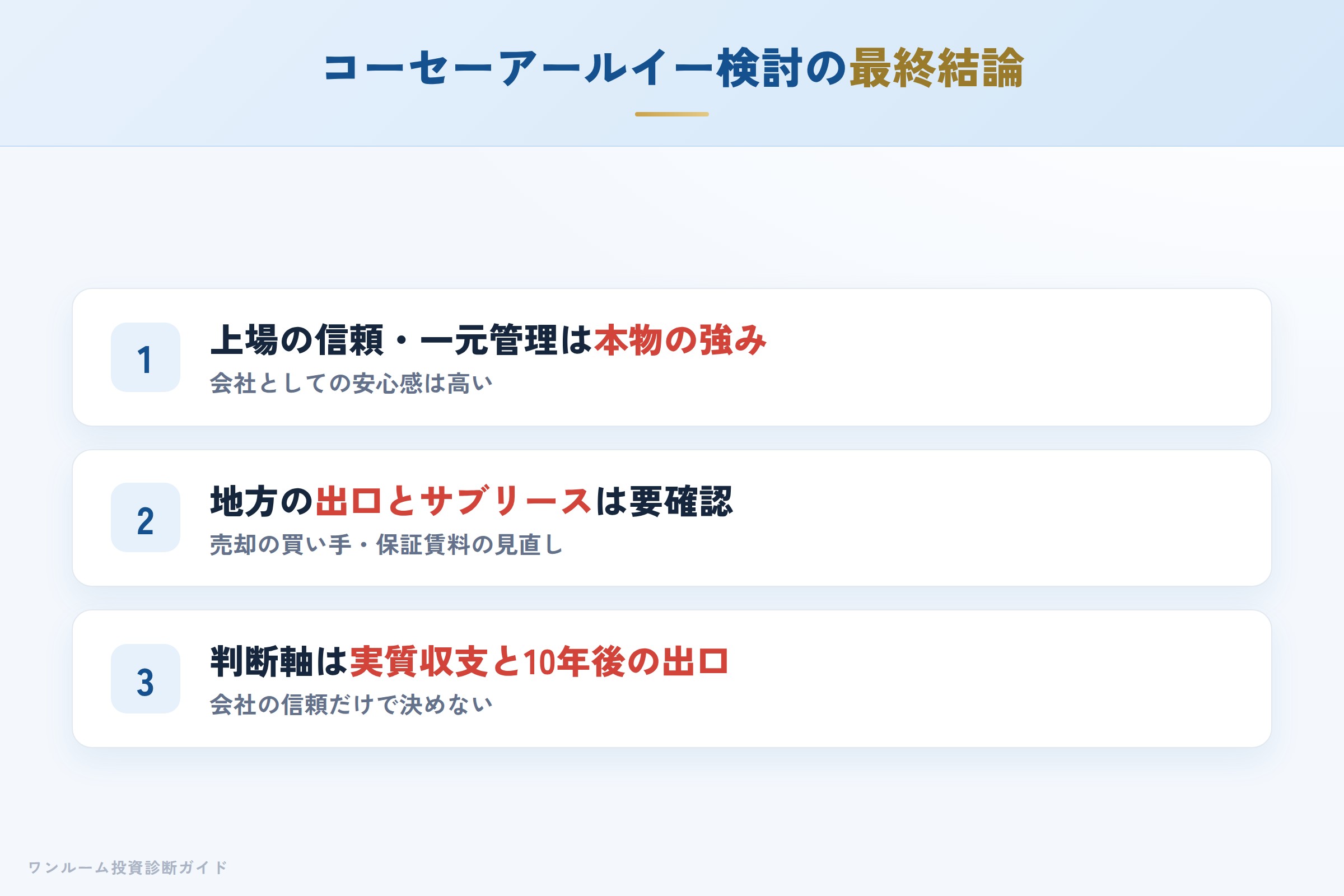最終結論