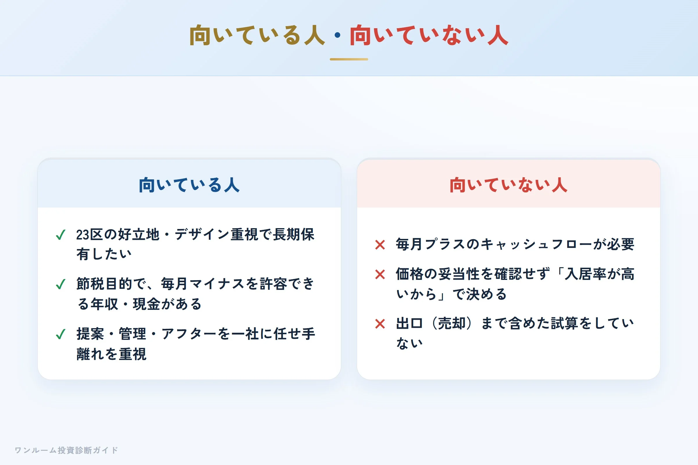 メイクスが向いている人・向いていない人