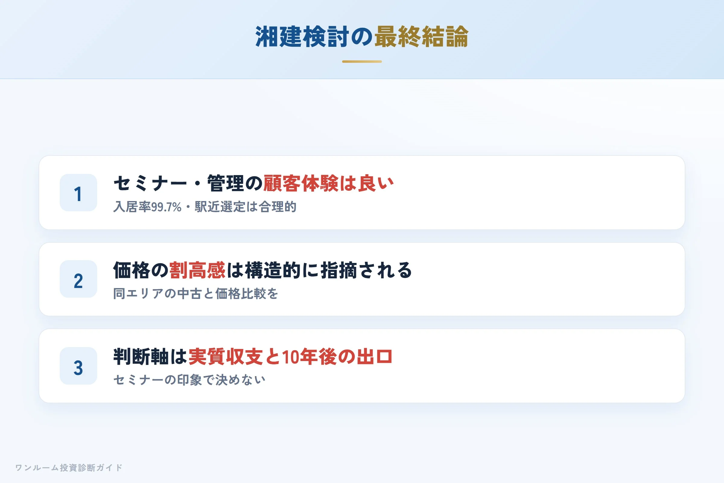 湘建を検討する人への最終結論3カ条