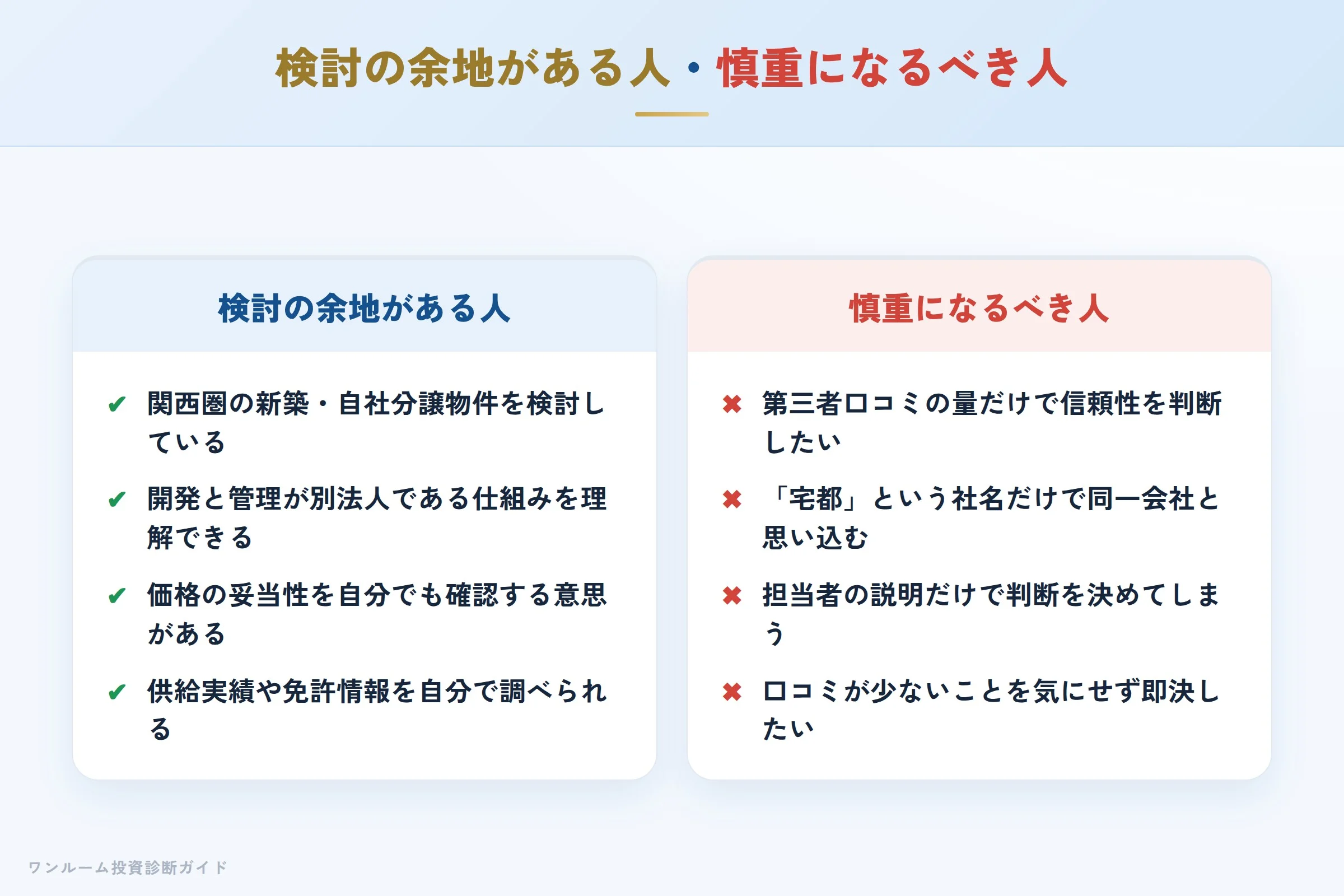 向いている人・向いていない人