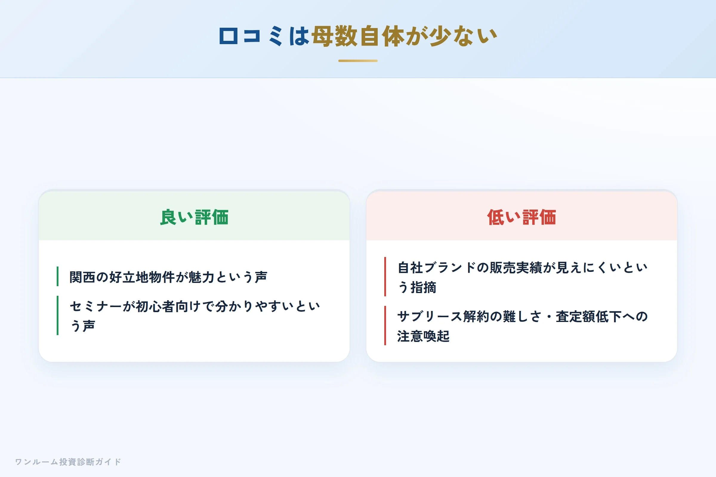セオリーファクトリーの良い口コミと悪い口コミの対比