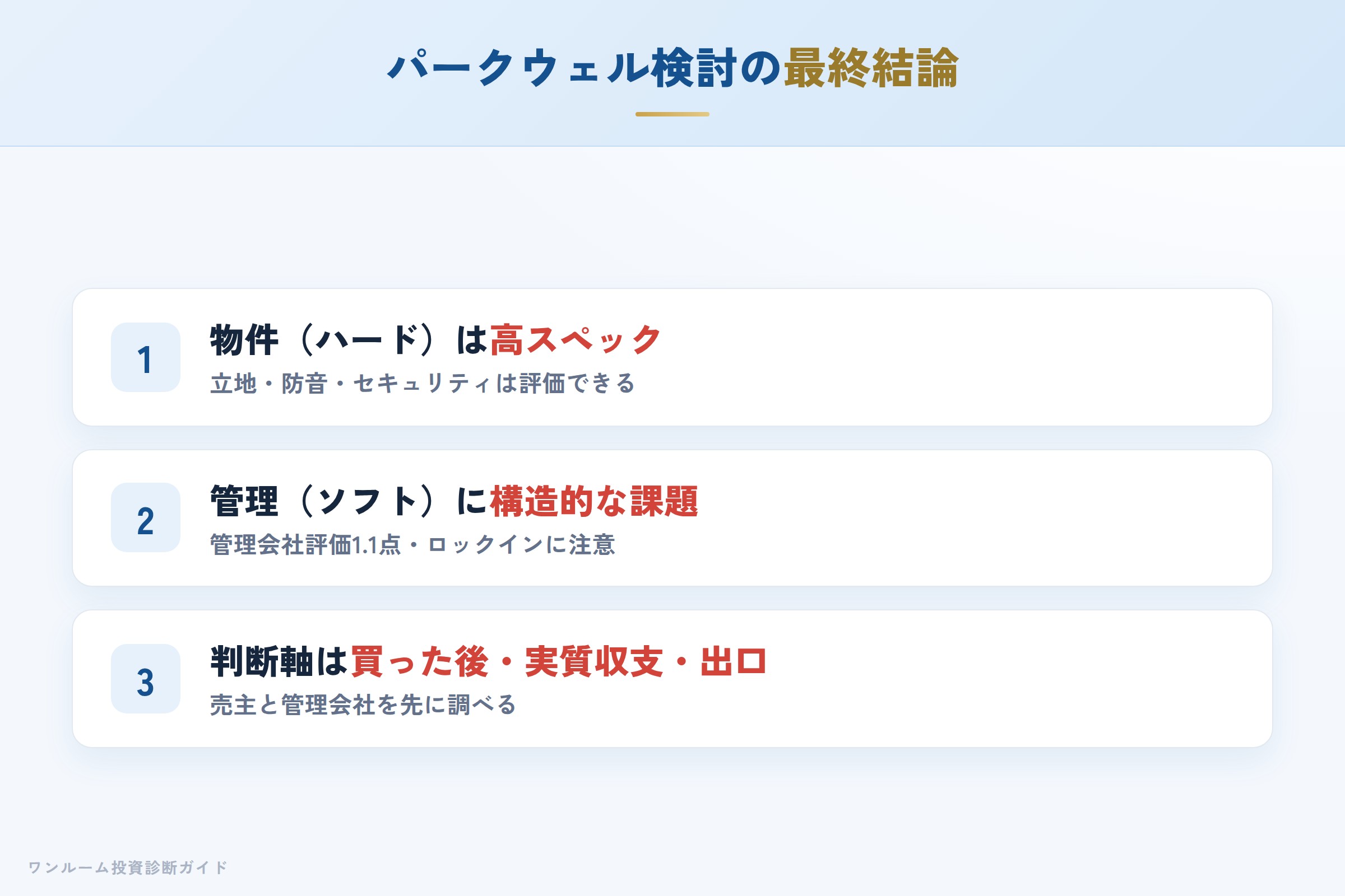 ウェル・エステート（ウェルグループ）を検討する人への最終結論3カ条