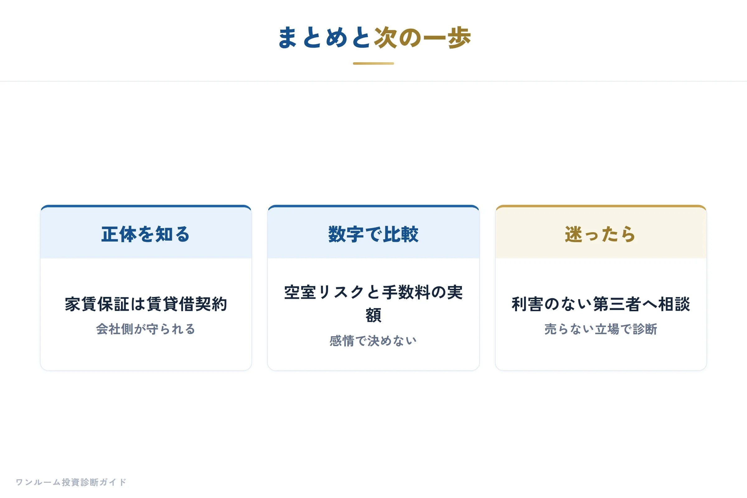 まとめと次の一歩