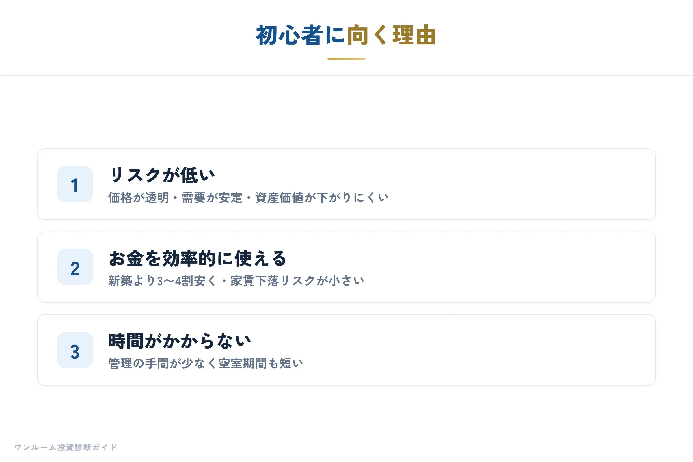 初心者に向く理由