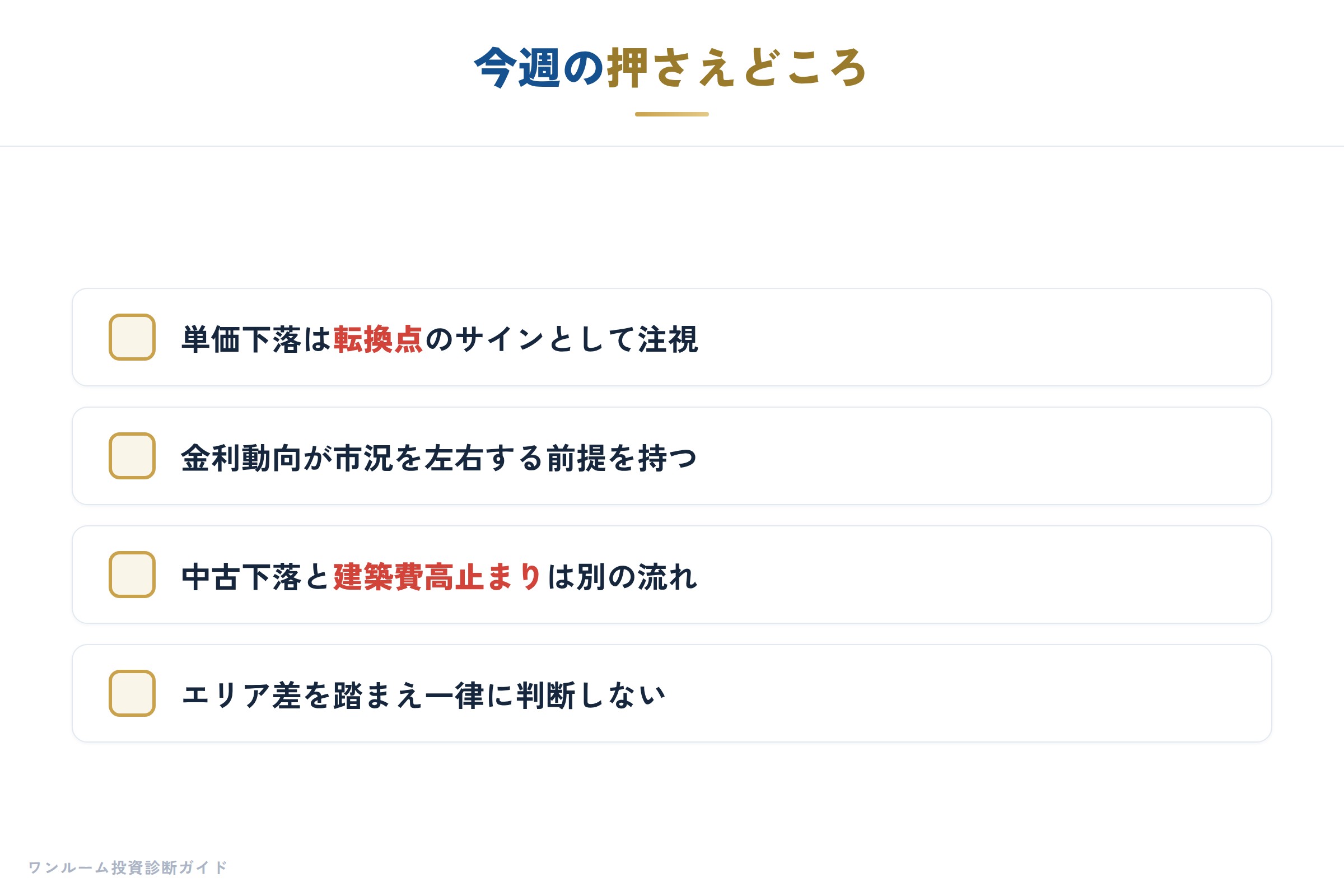 建設・不動産市況の補足
